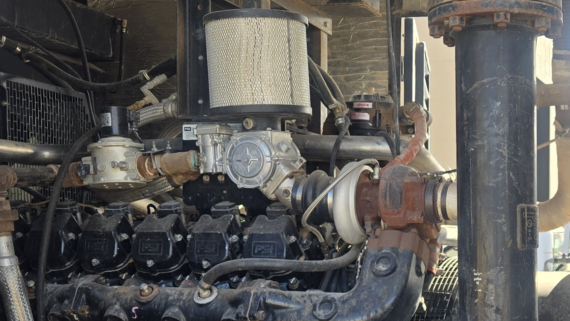 Natural Gas System Before Refurbishing