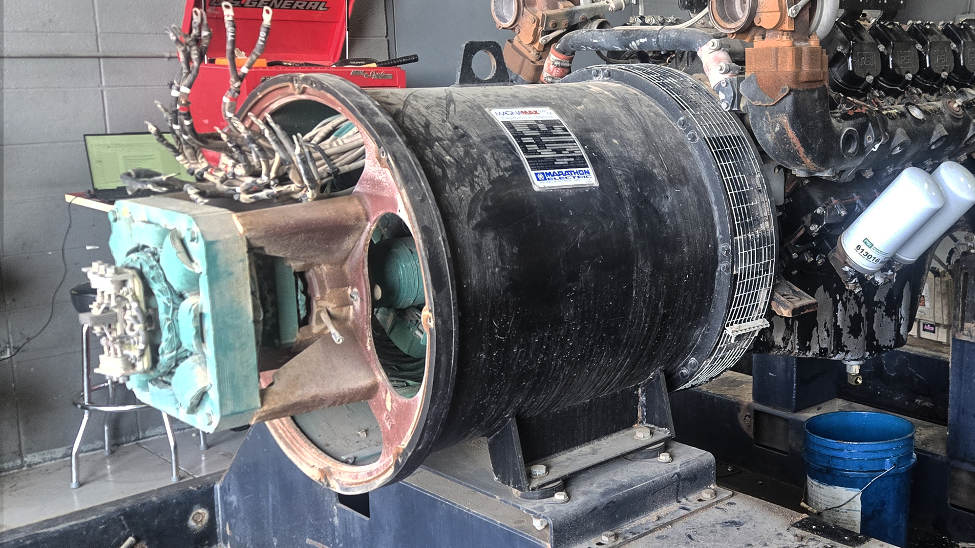 Generator Alternator before refurbishing